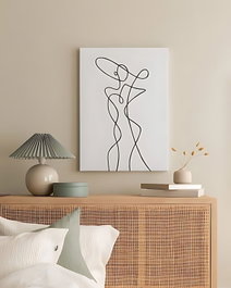Wallity Artcanvas26 Lienzo Decorativo Multicolor 40 x 60 cm